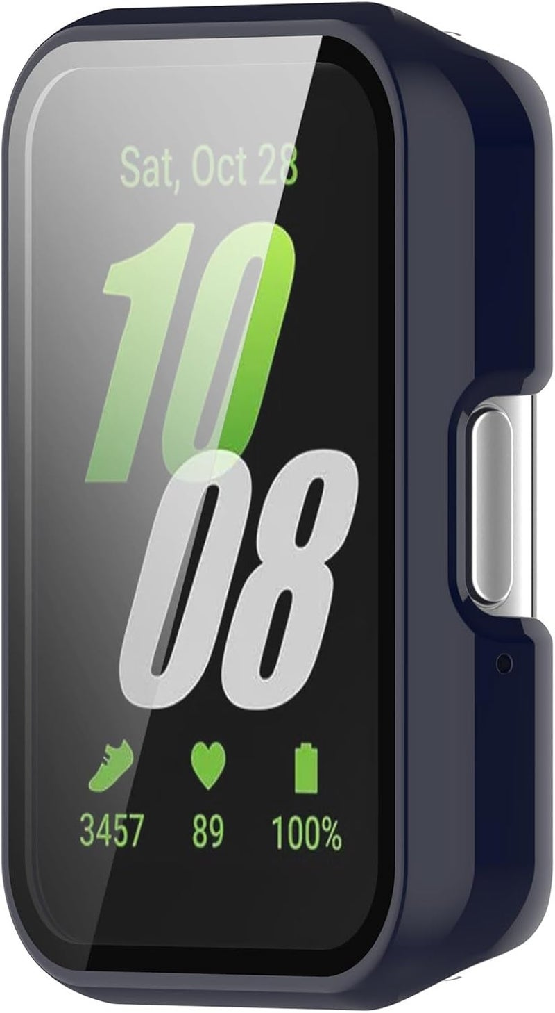 FanTEK Compatible for Samsung Galaxy Fit 3 Watch Case for Women Men, Scratch Resistant Shock Absorbing Case, Blue - Image 4